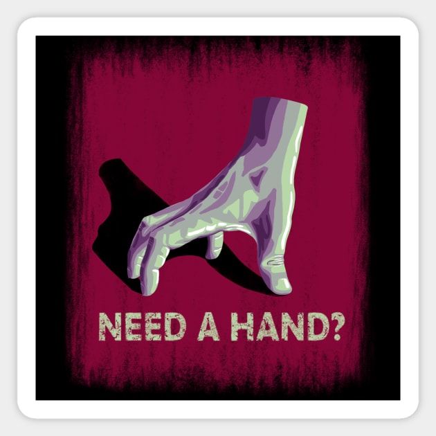 Need a hand? Sticker by rakelittle